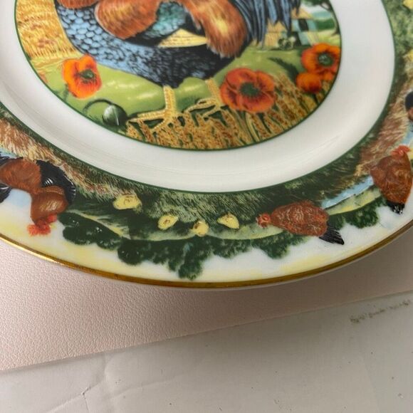 Department 56 Rooster Decorative plates set of 4 small - Picture 4 of 12